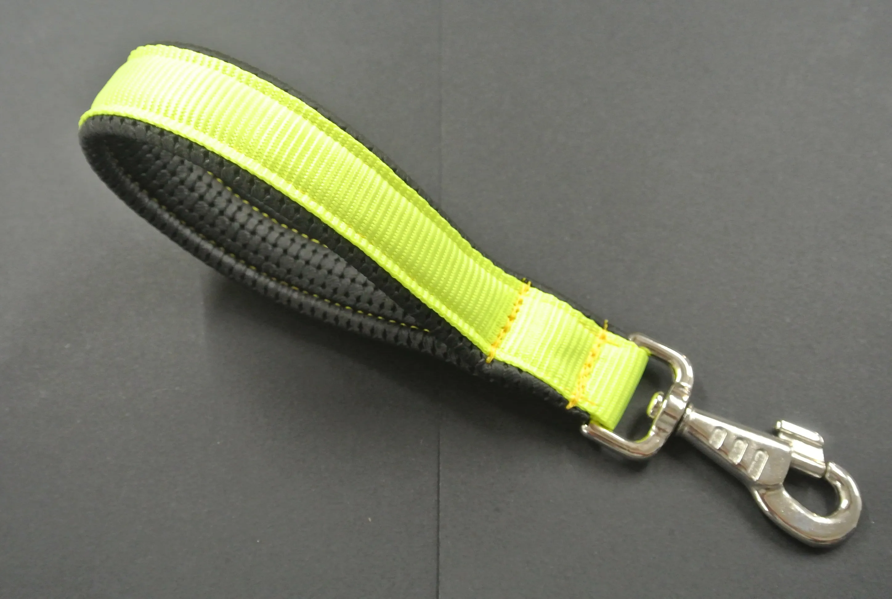 10" Padded Short Close Control Dog Lead Security Leash Bright Fluorescent Yellow