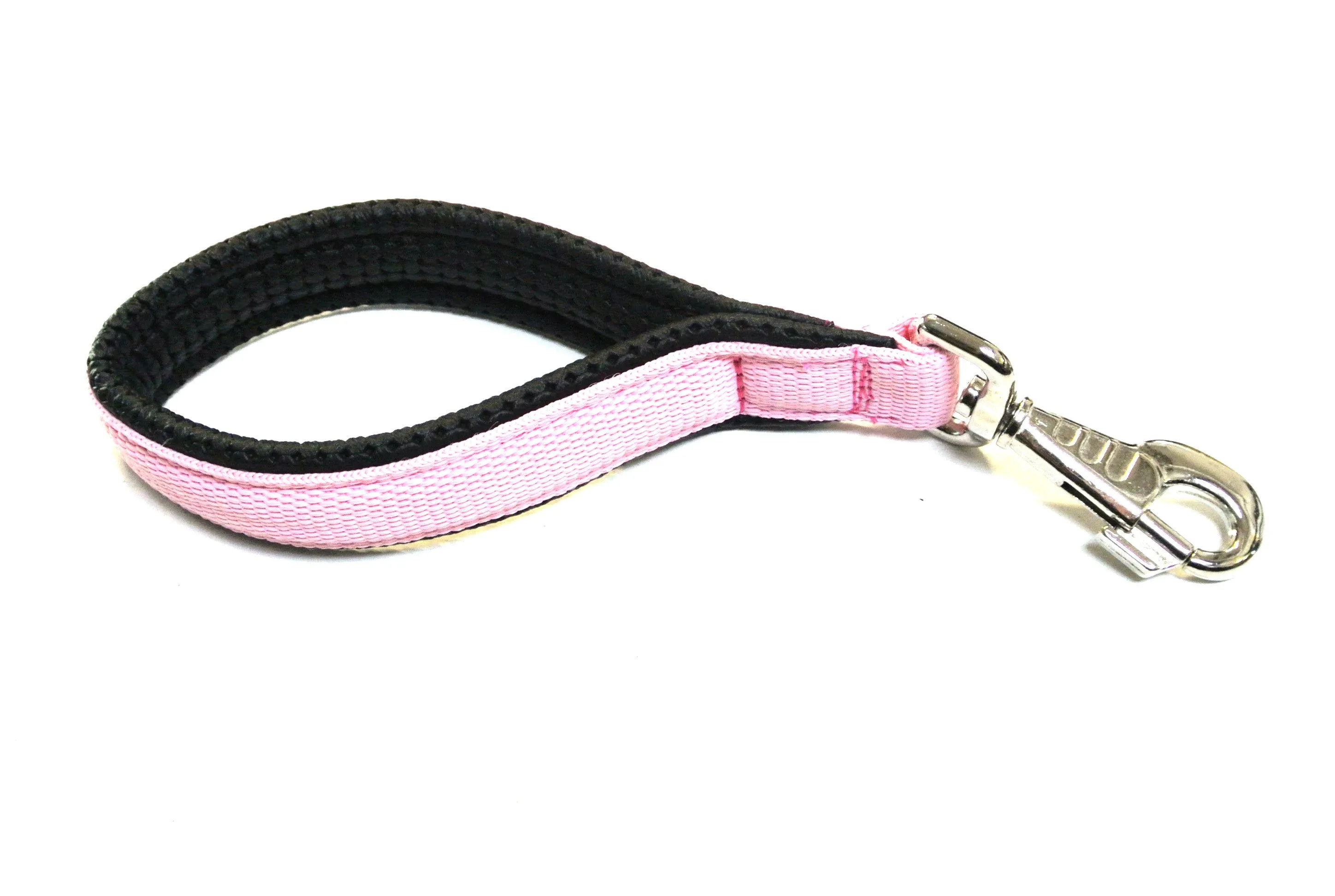 10" Short Close Control Dog Lead With Padded Handle In Various Colours 25mm Webbing