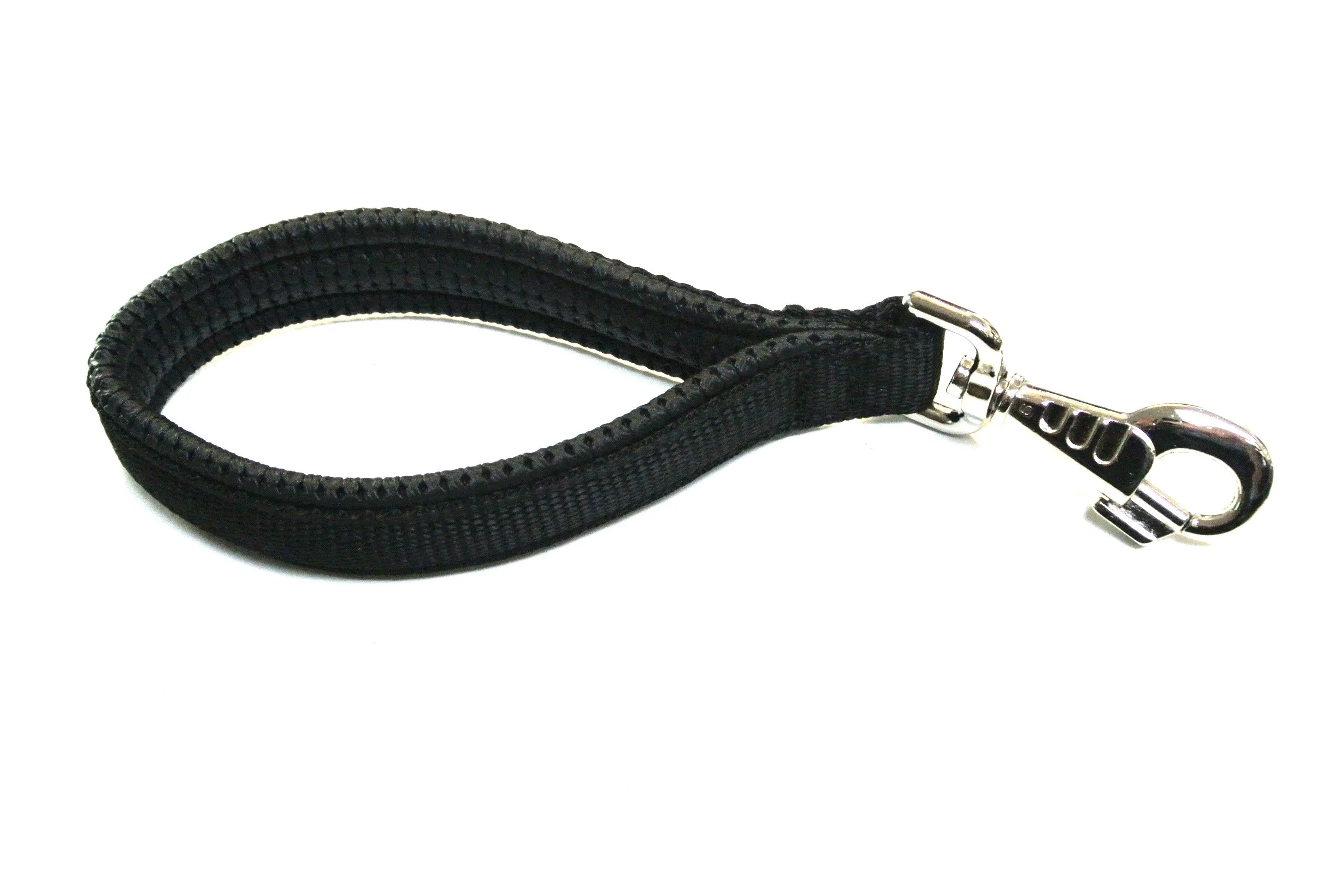 10" Short Close Control Dog Lead With Padded Handle In Various Colours 25mm Webbing