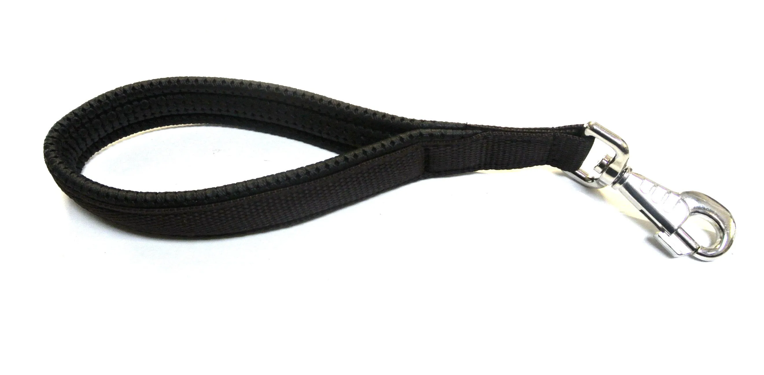 10" Short Close Control Dog Lead With Padded Handle In Various Colours 25mm Webbing