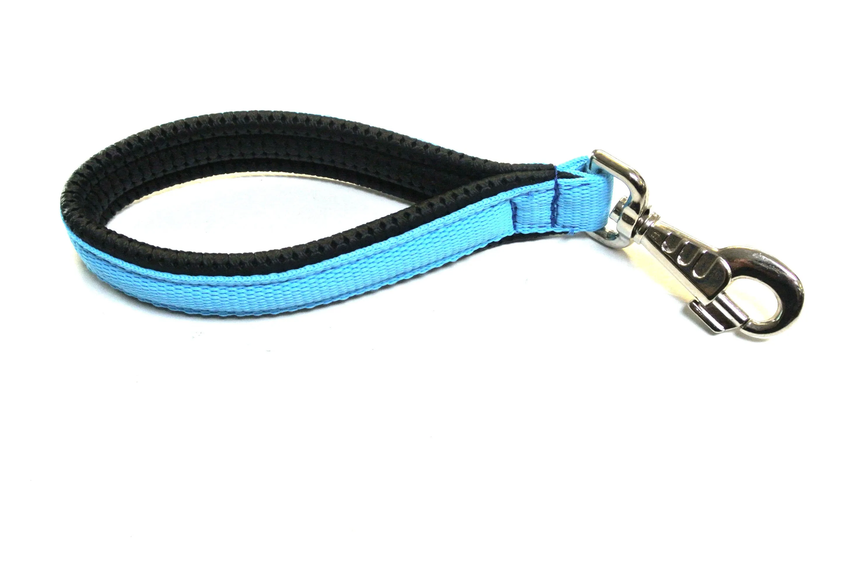 10" Short Close Control Dog Lead With Padded Handle In Various Colours 25mm Webbing