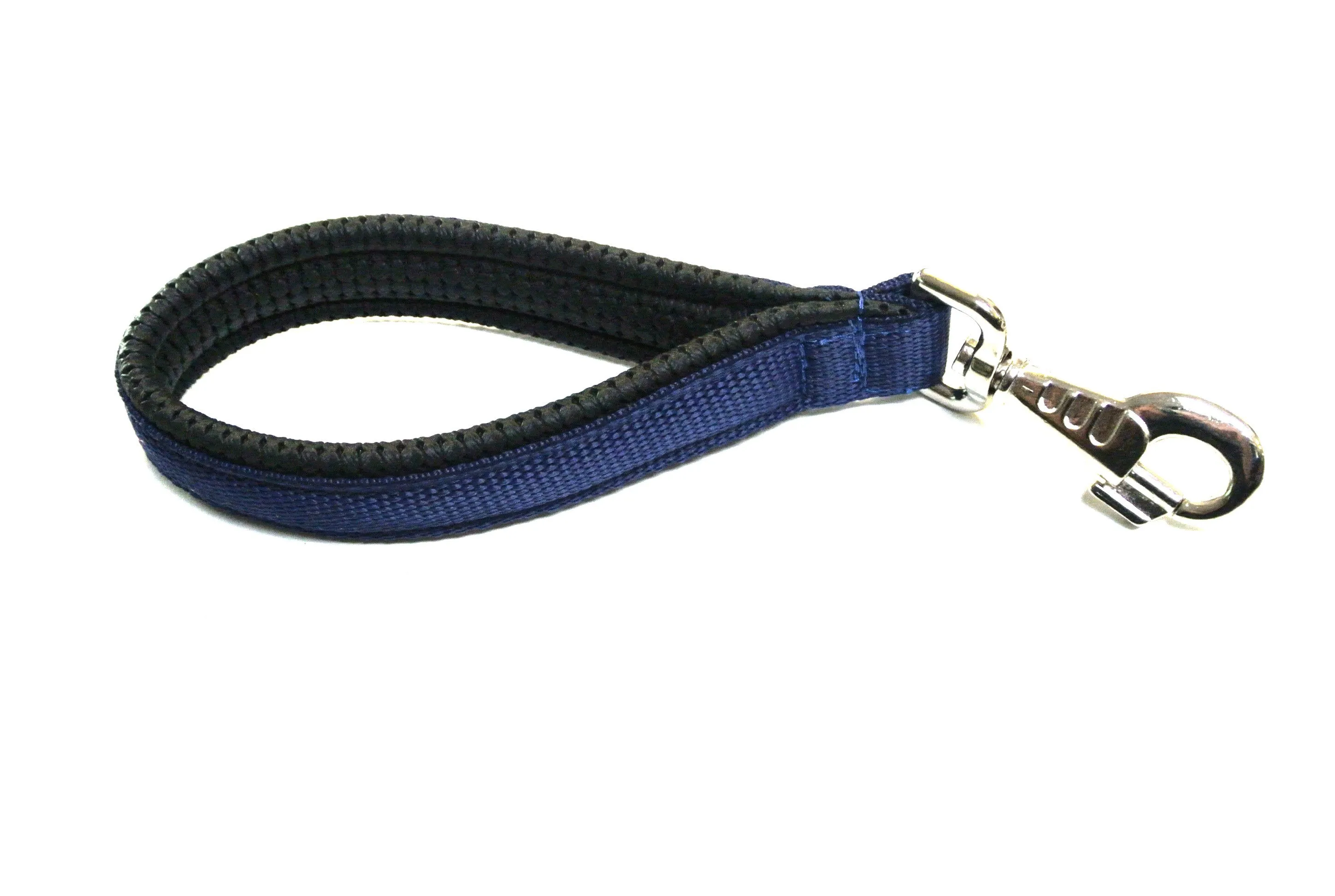 10" Short Close Control Dog Lead With Padded Handle In Various Colours 25mm Webbing