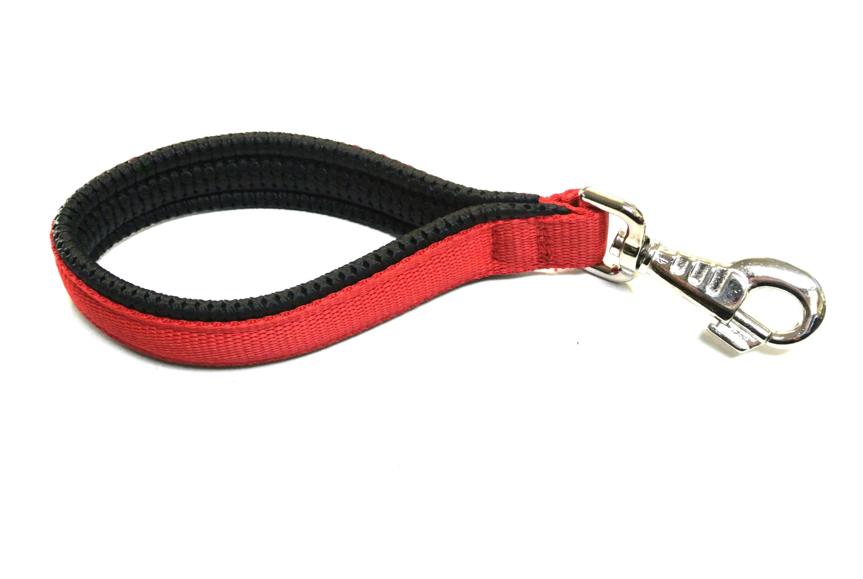 10" Short Close Control Dog Lead With Padded Handle In Various Colours 25mm Webbing