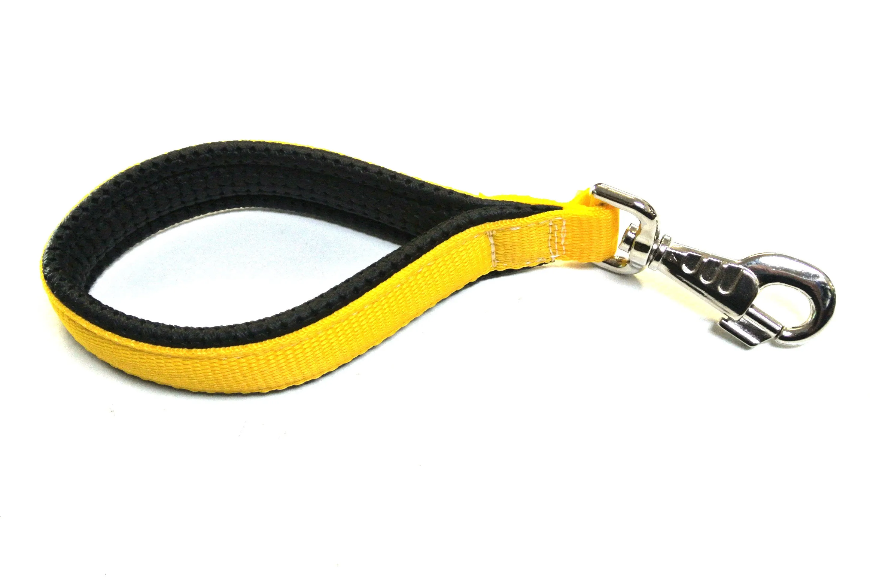 10" Short Close Control Dog Lead With Padded Handle In Various Colours 25mm Webbing