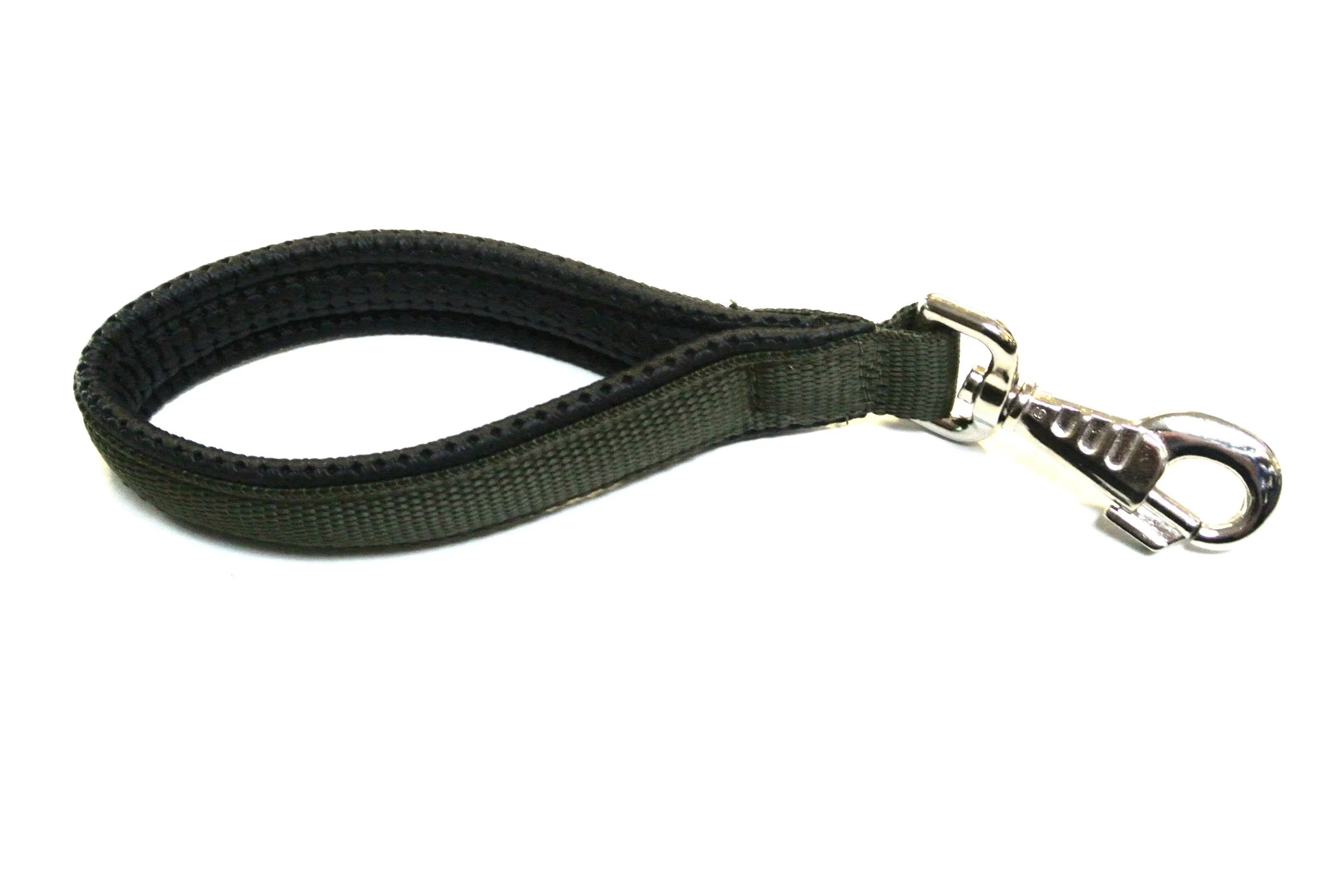 10" Short Close Control Dog Lead With Padded Handle In Various Colours 25mm Webbing