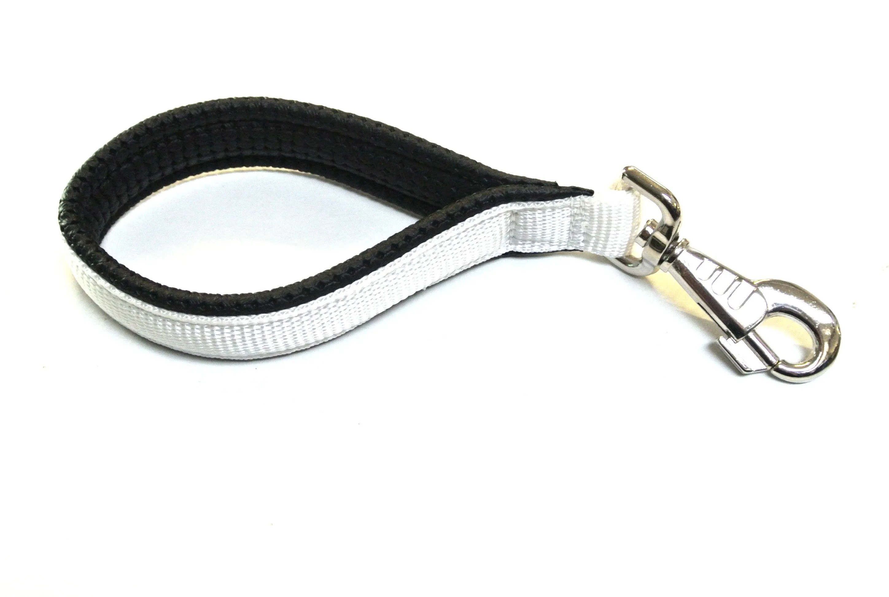 10" Short Close Control Dog Lead With Padded Handle In Various Colours 25mm Webbing