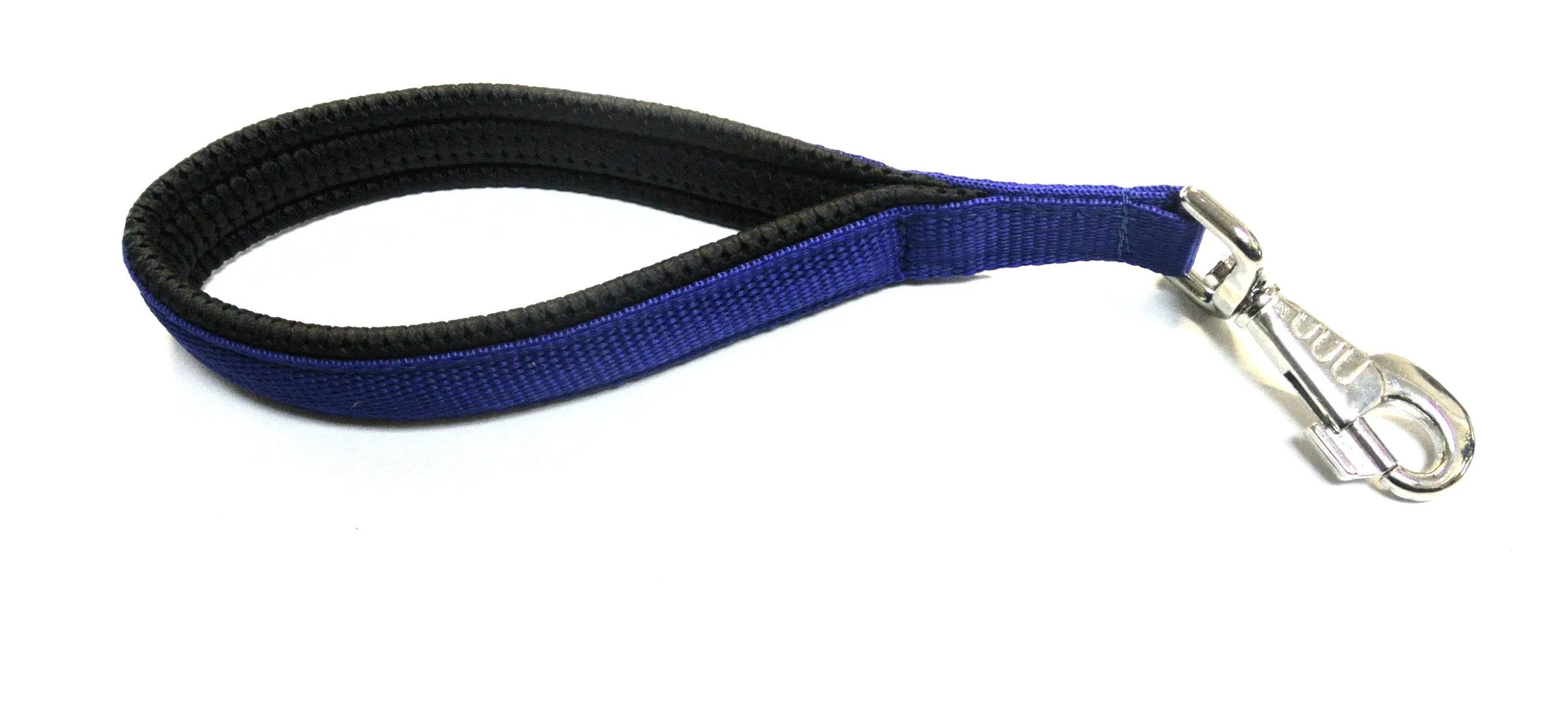 10" Short Close Control Dog Lead With Padded Handle In Various Colours 25mm Webbing