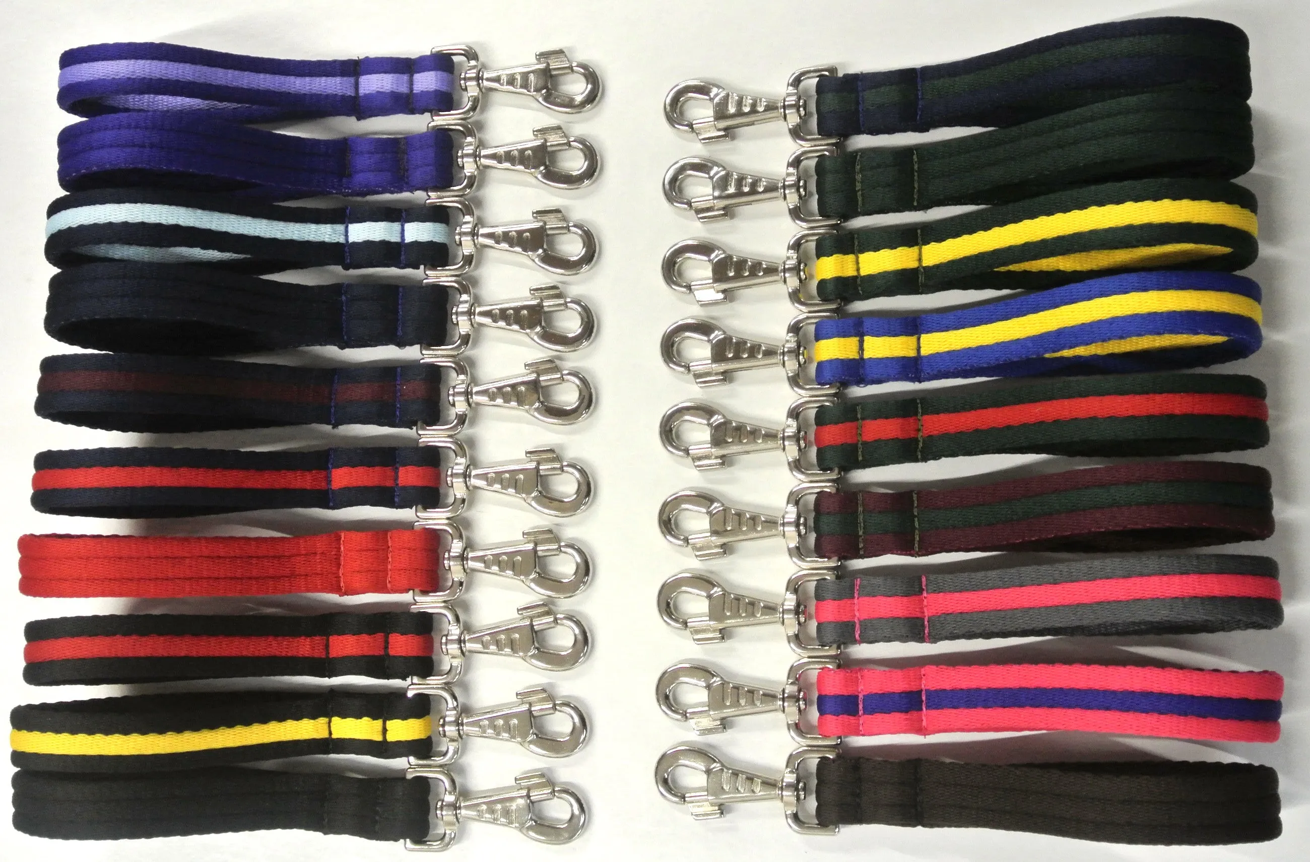 10" Short Close Control Dog Training Lead 25mm Soft Air Webbing Leash In 22 Colours