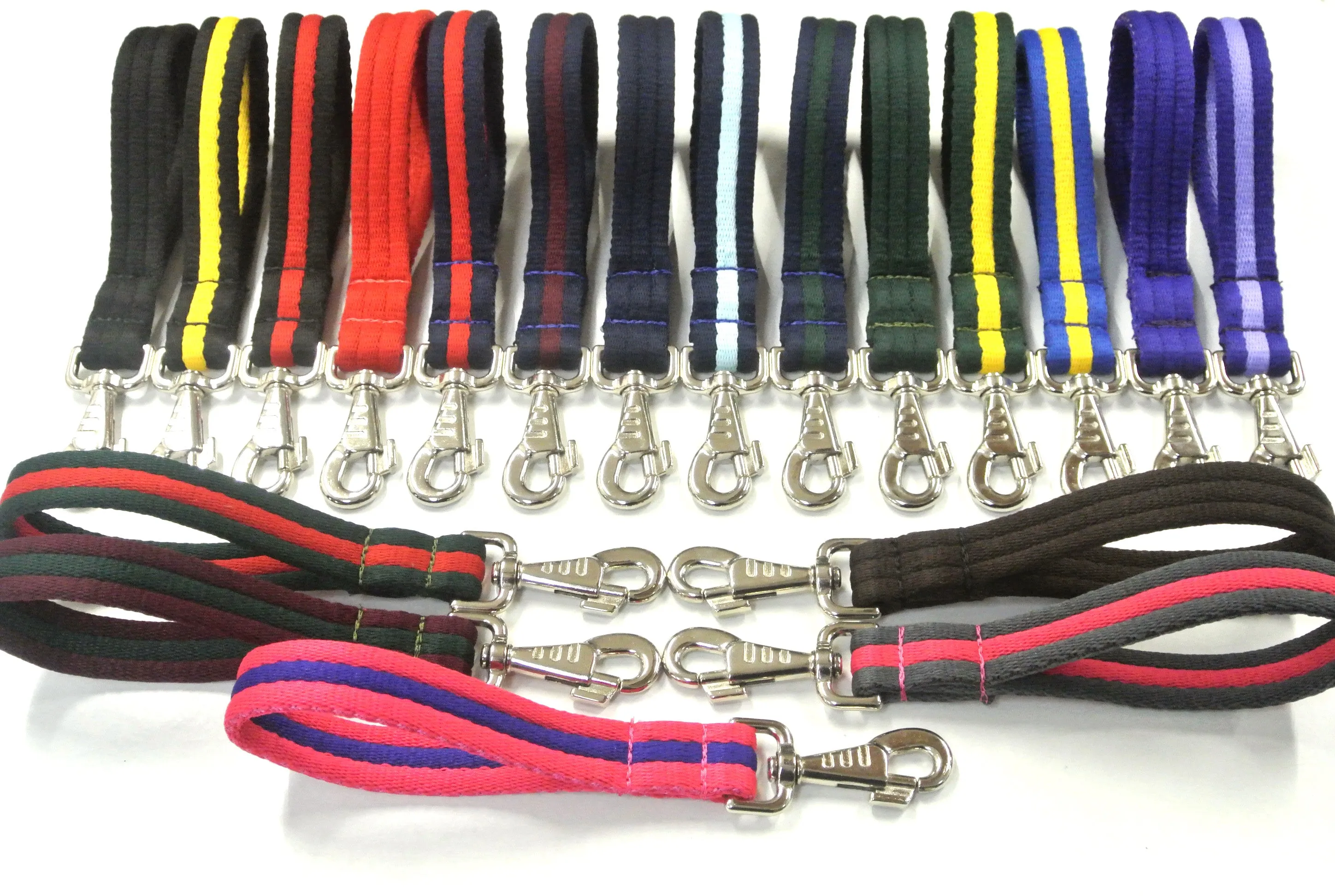 10" Short Close Control Dog Training Lead 25mm Soft Air Webbing Leash In 22 Colours