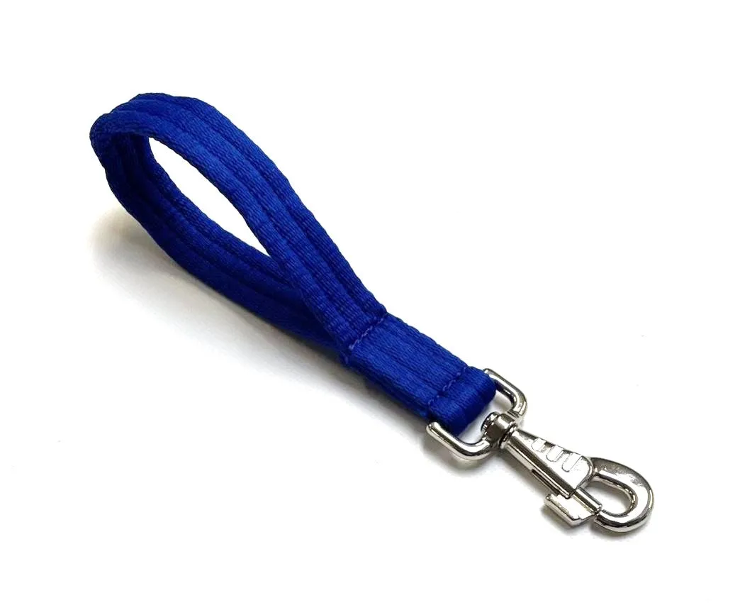 10" Short Close Control Dog Training Lead 25mm Soft Air Webbing Leash In 22 Colours