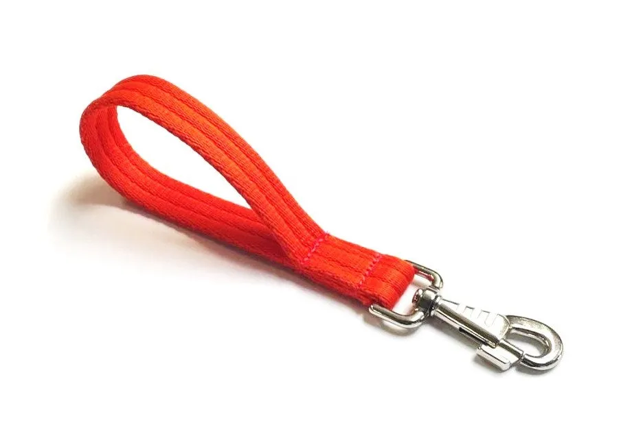 10" Short Close Control Dog Training Lead 25mm Soft Air Webbing Leash In 22 Colours