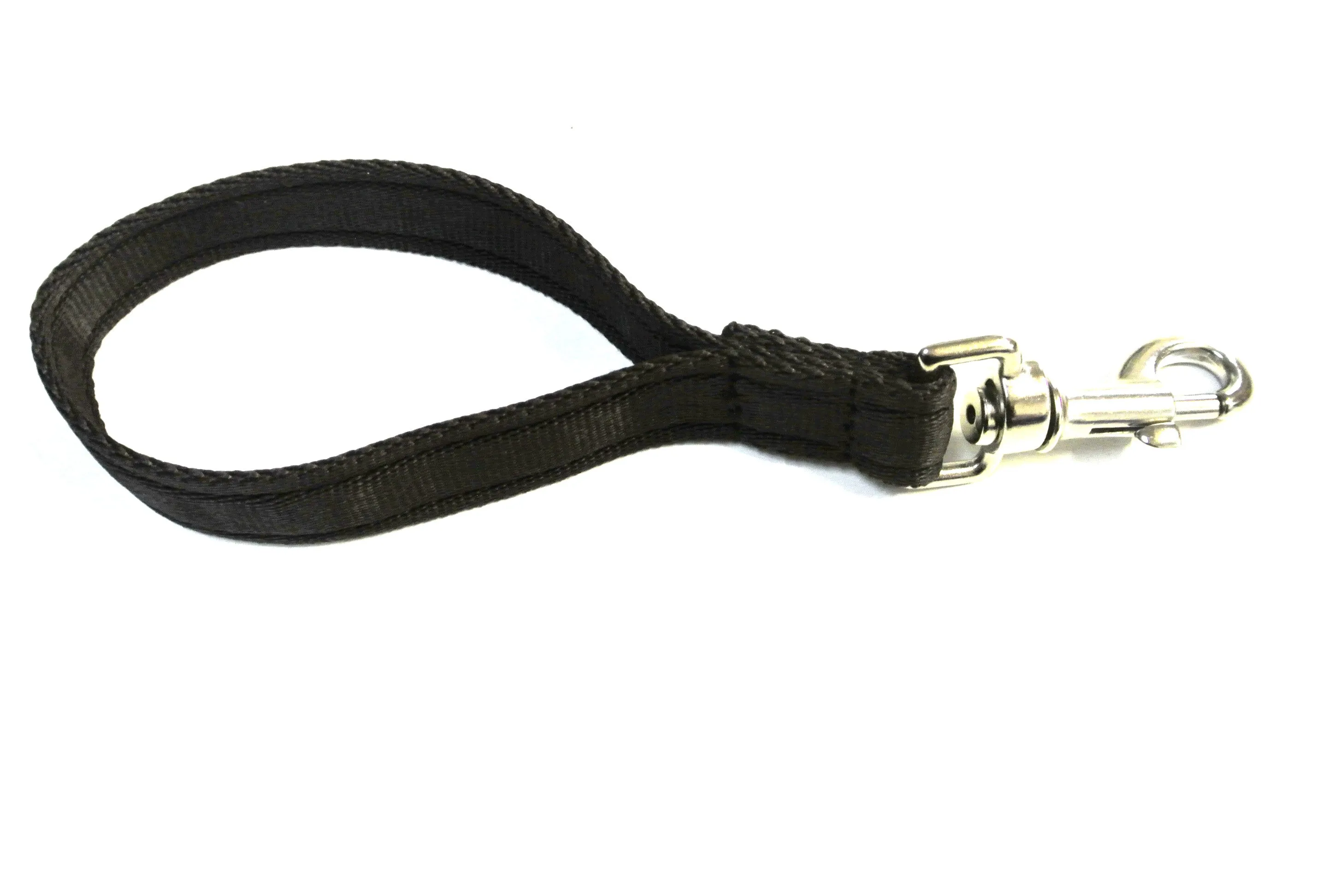 10" Short Close Control Dog Training Lead Leash 25mm Cushion Webbing In 19 Colours