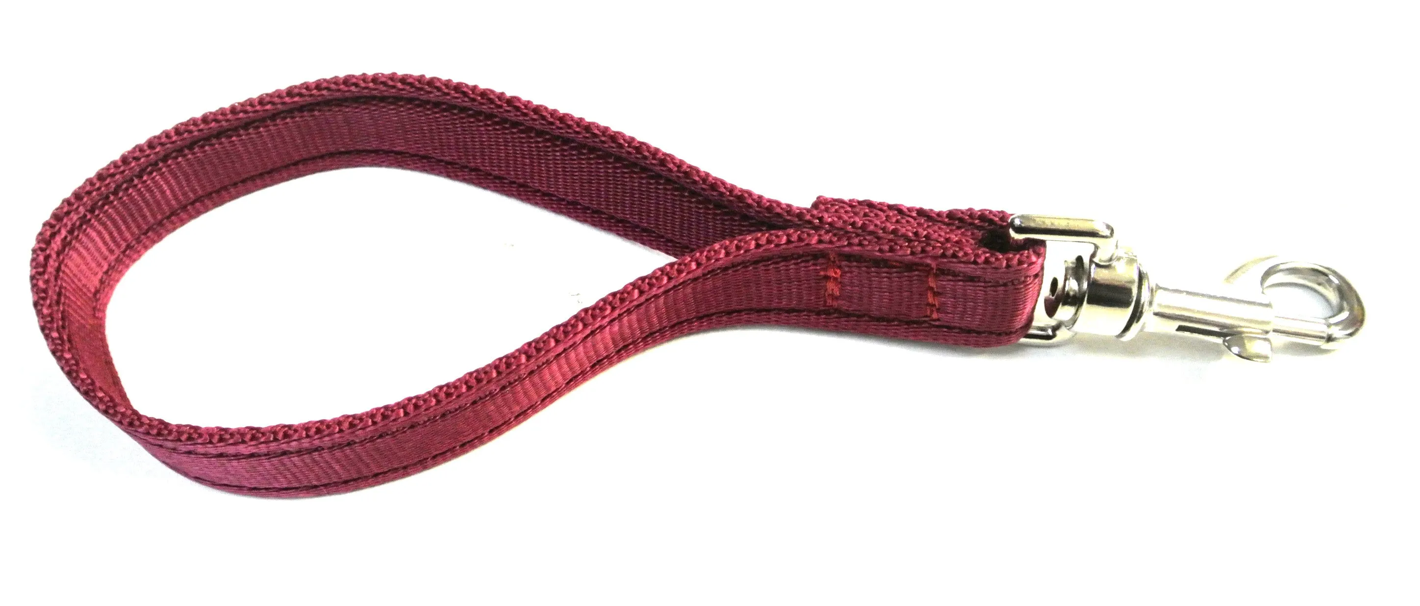 10" Short Close Control Dog Training Lead Leash 25mm Cushion Webbing In 19 Colours