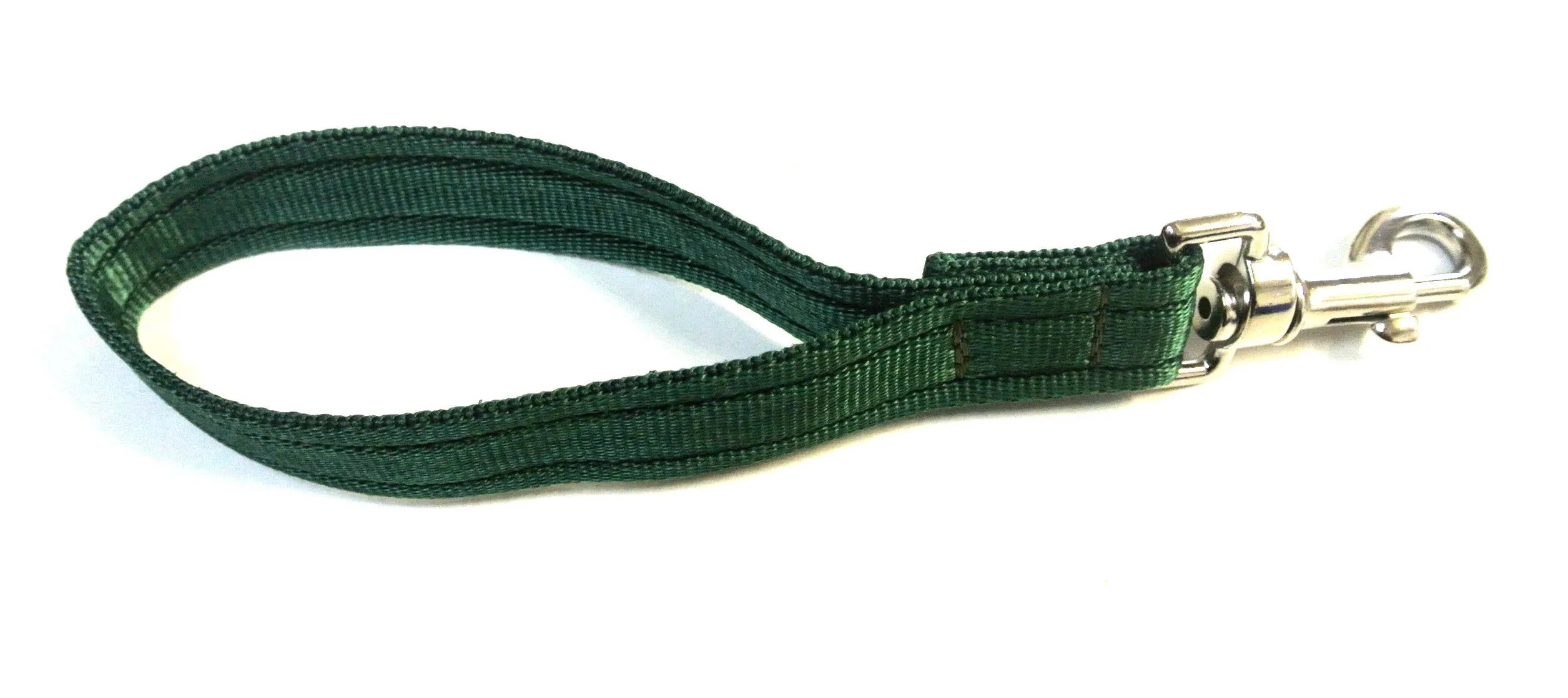 10" Short Close Control Dog Training Lead Leash 25mm Cushion Webbing In 19 Colours