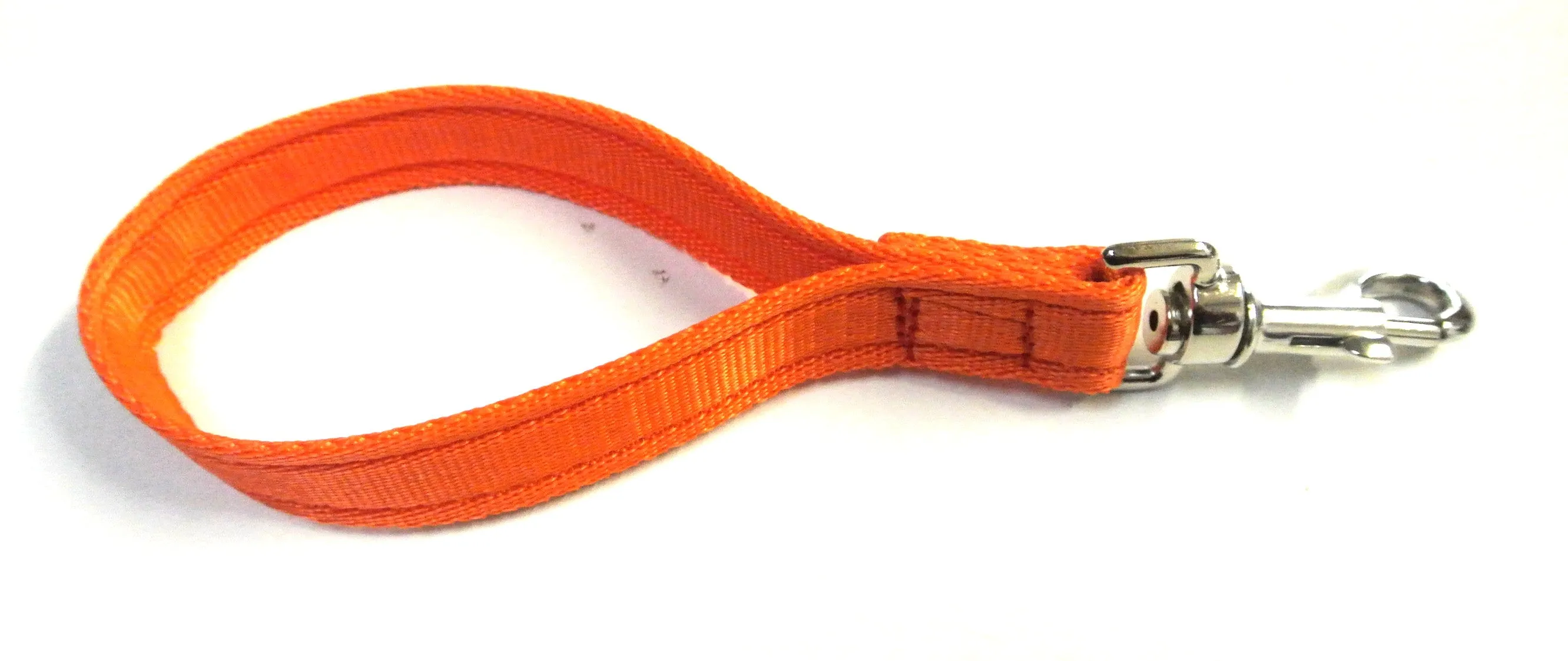 10" Short Close Control Dog Training Lead Leash 25mm Cushion Webbing In 19 Colours