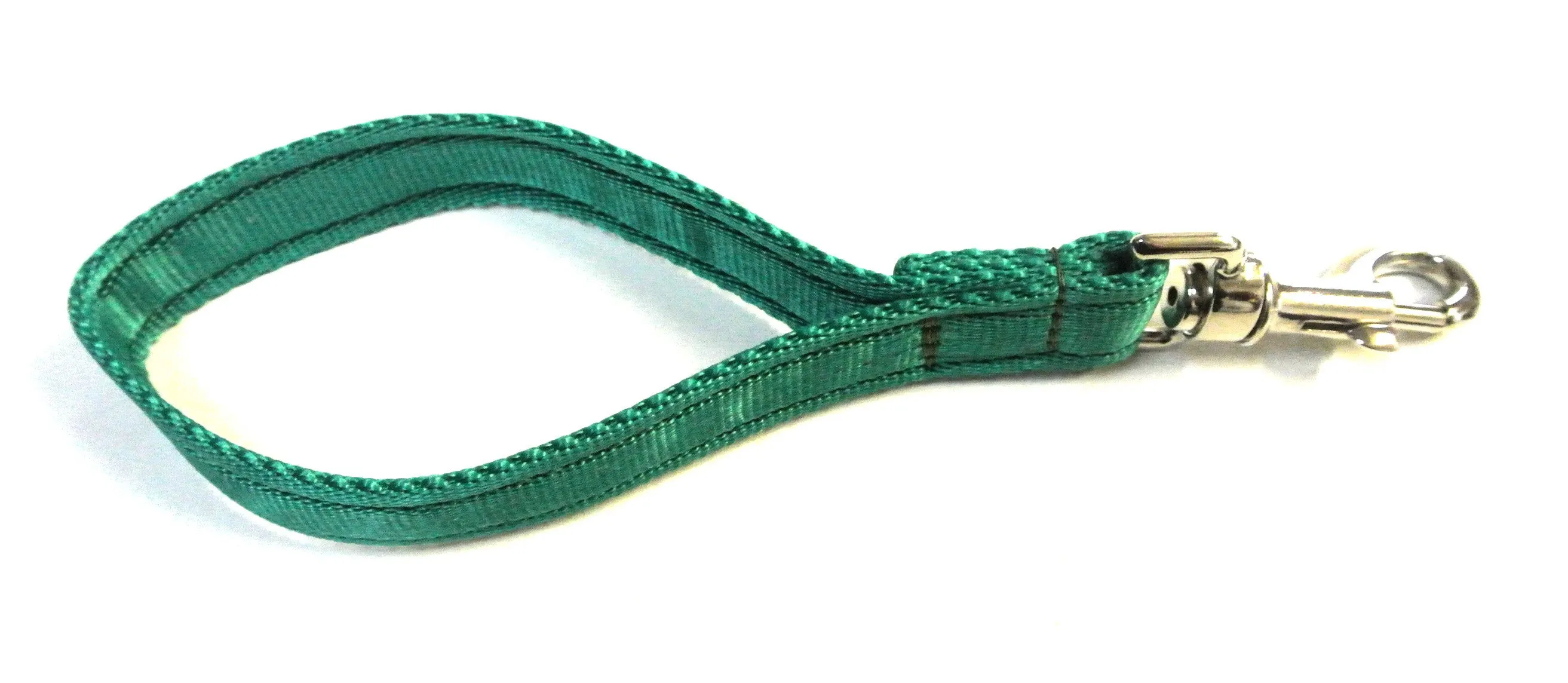 10" Short Close Control Dog Training Lead Leash 25mm Cushion Webbing In 19 Colours