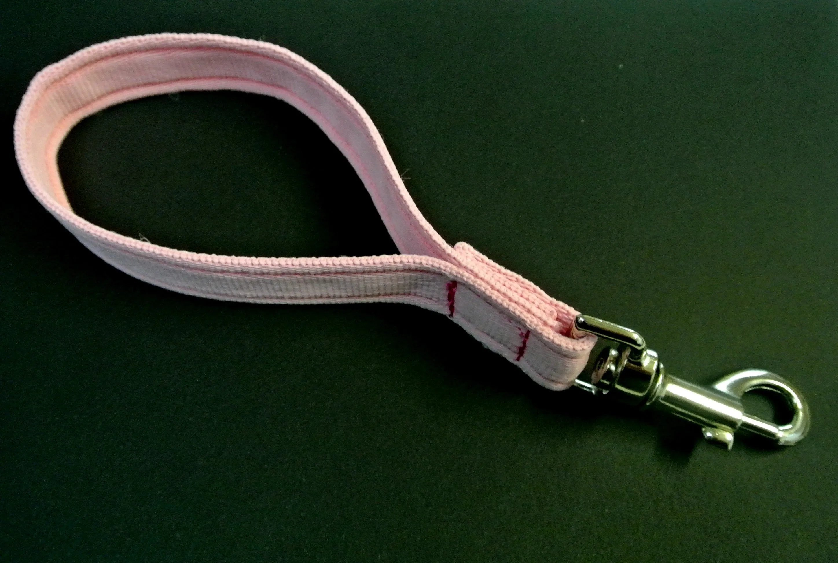 10" Short Close Control Dog Training Lead Leash 25mm Cushion Webbing In 19 Colours