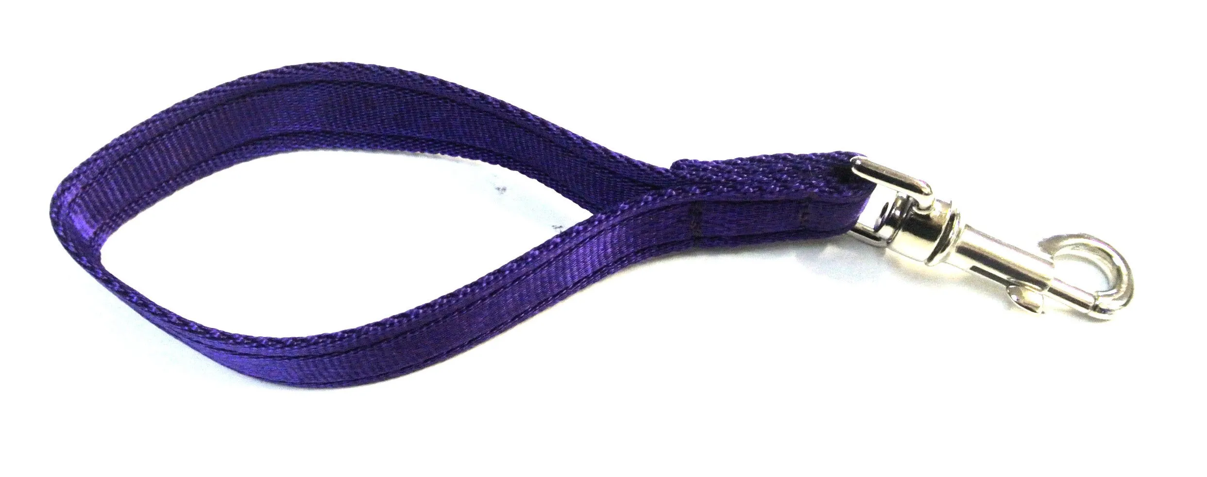 10" Short Close Control Dog Training Lead Leash 25mm Cushion Webbing In 19 Colours