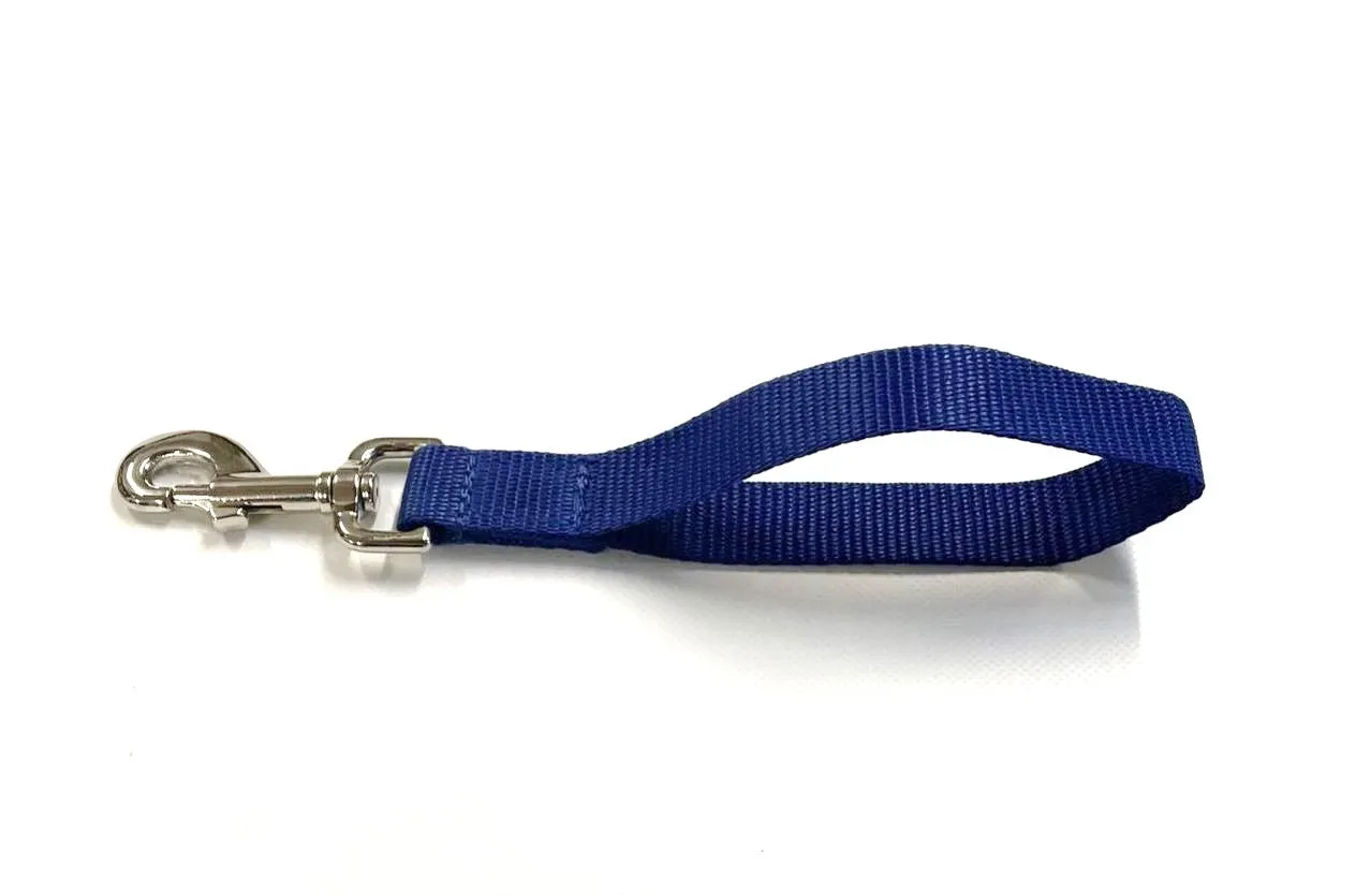 10" Short Close/Traffic Control Dog Training Lead Leash Grab Handle 25mm Webbing