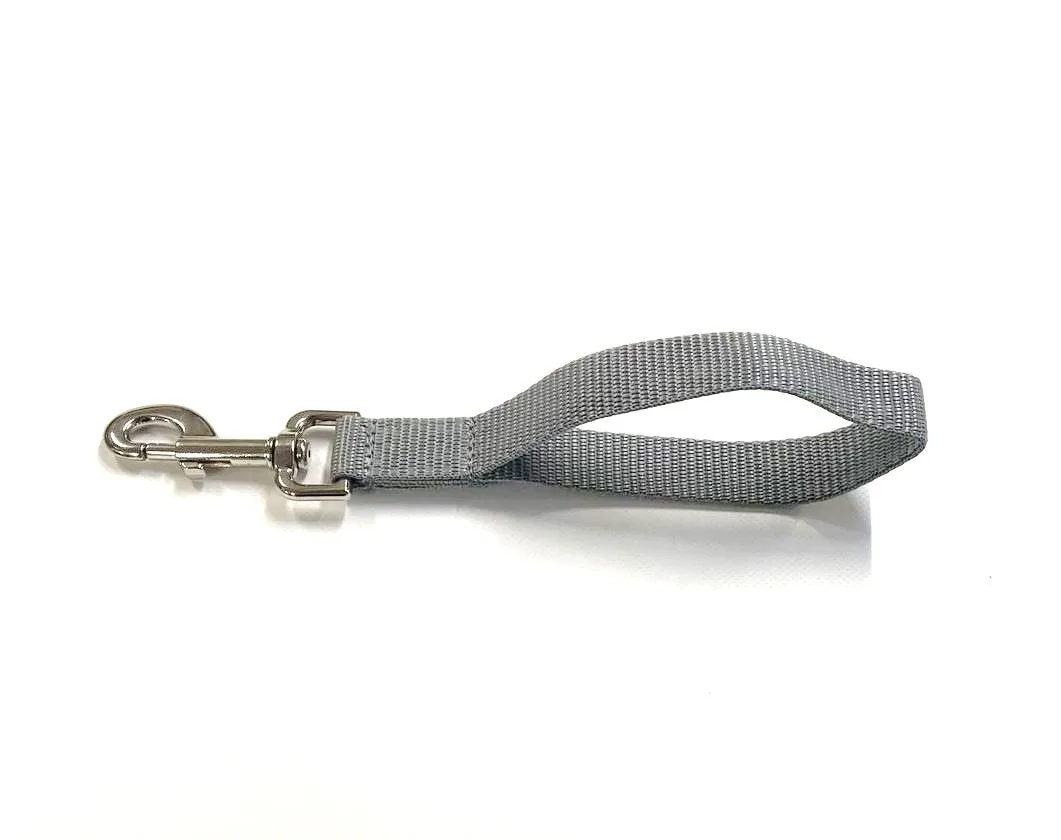 10" Short Close/Traffic Control Dog Training Lead Leash Grab Handle 25mm Webbing