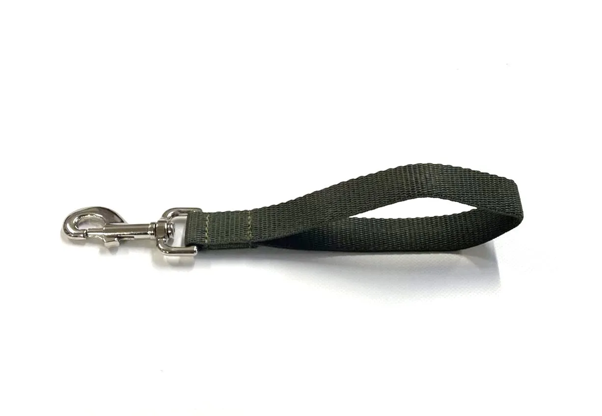 10" Short Close/Traffic Control Dog Training Lead Leash Grab Handle 25mm Webbing