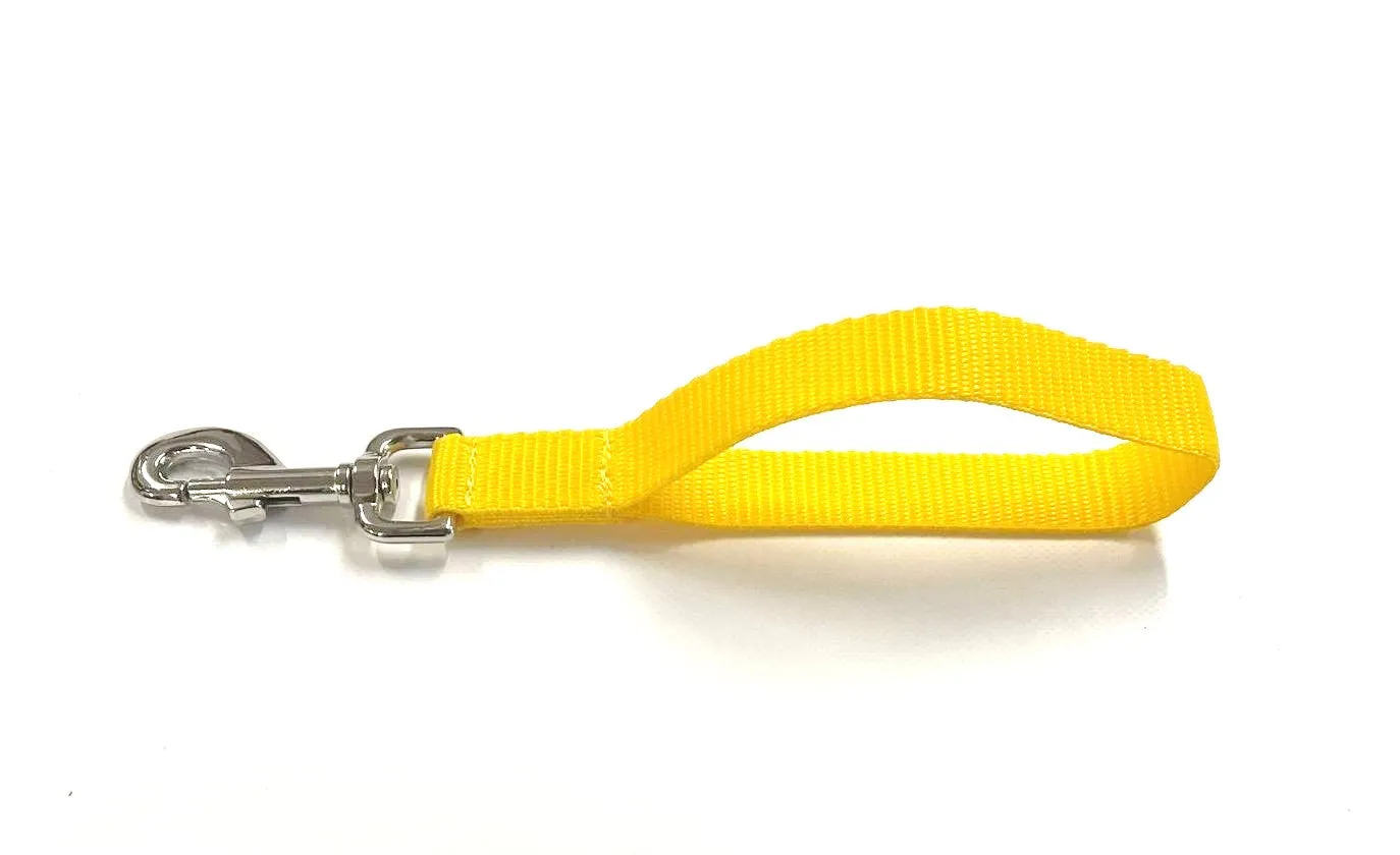 10" Short Close/Traffic Control Dog Training Lead Leash Grab Handle 25mm Webbing