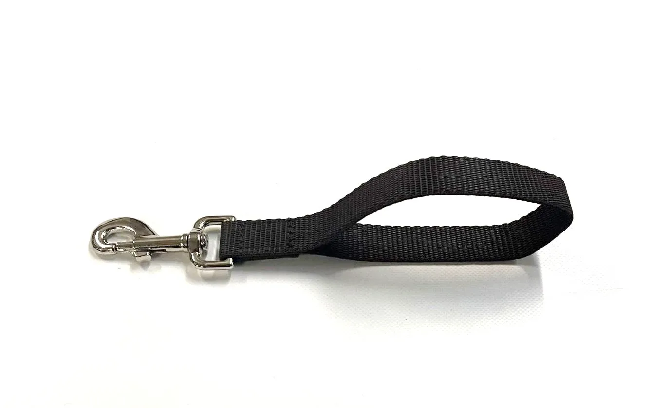 10" Short Close/Traffic Control Dog Training Lead Leash Grab Handle 25mm Webbing