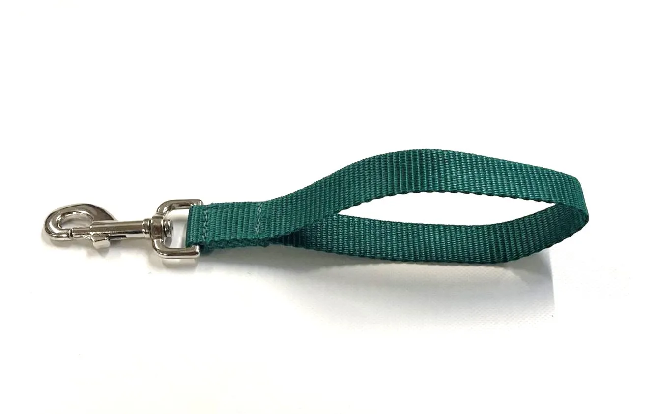 10" Short Close/Traffic Control Dog Training Lead Leash Grab Handle 25mm Webbing