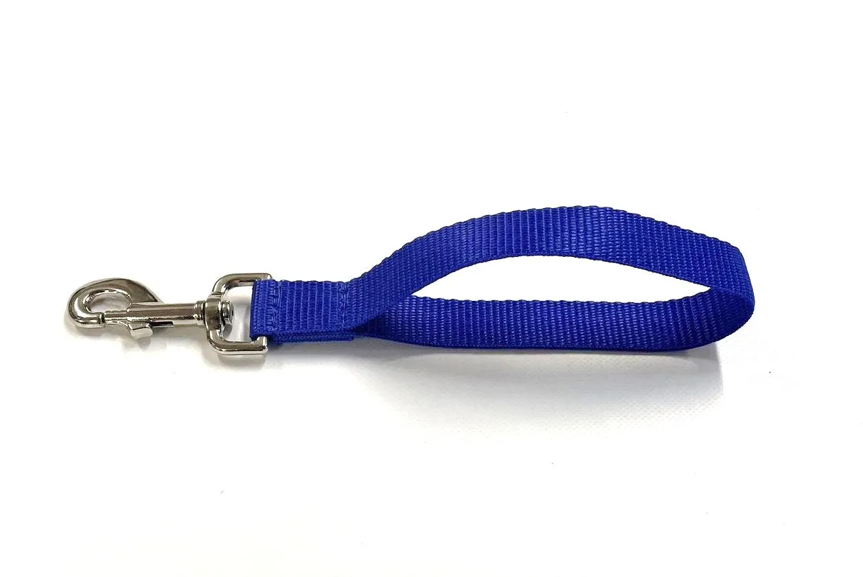 10" Short Close/Traffic Control Dog Training Lead Leash Grab Handle 25mm Webbing