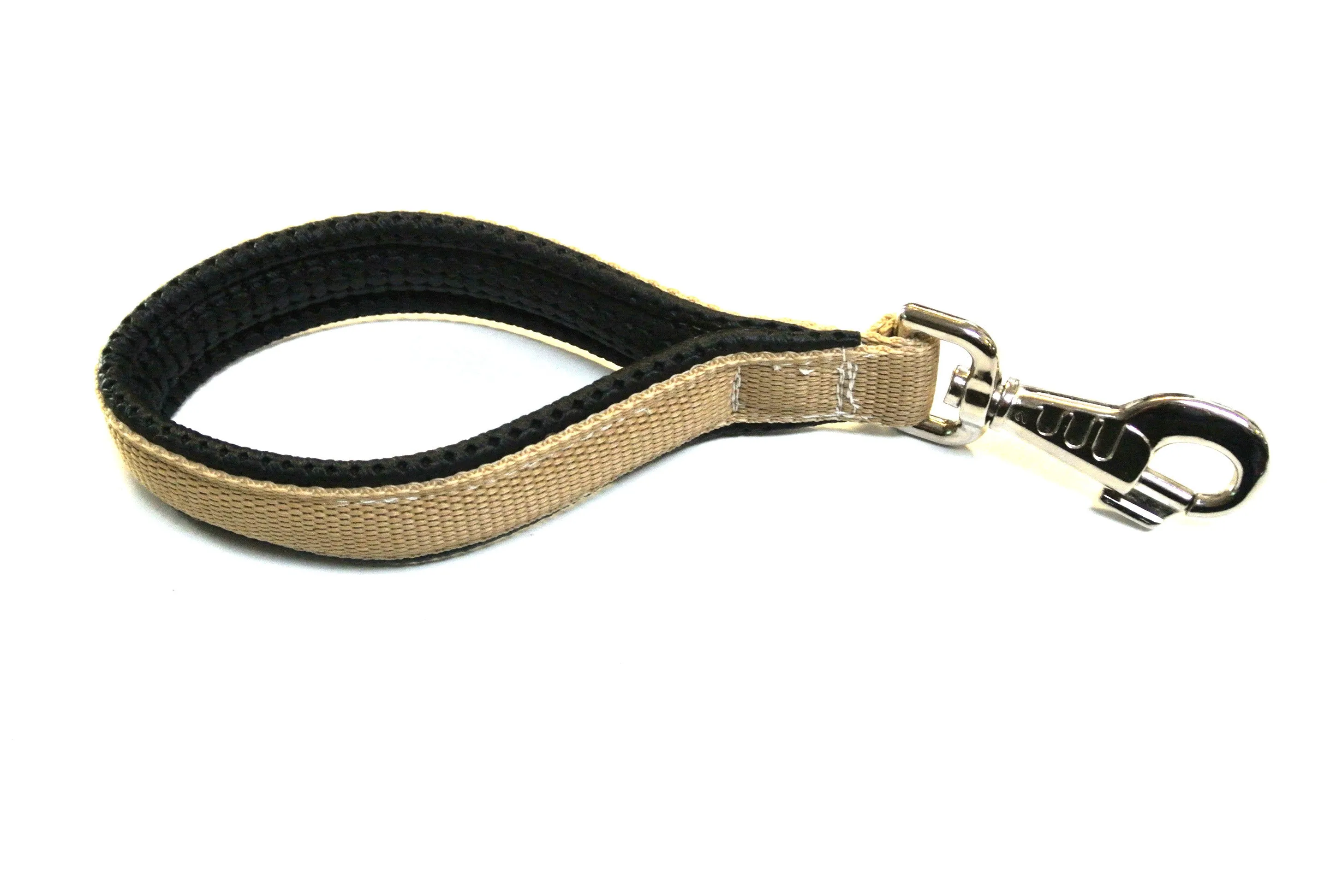 13" Short Close Control Dog Lead With Padded Handle In Various Colours 25mm Webbing