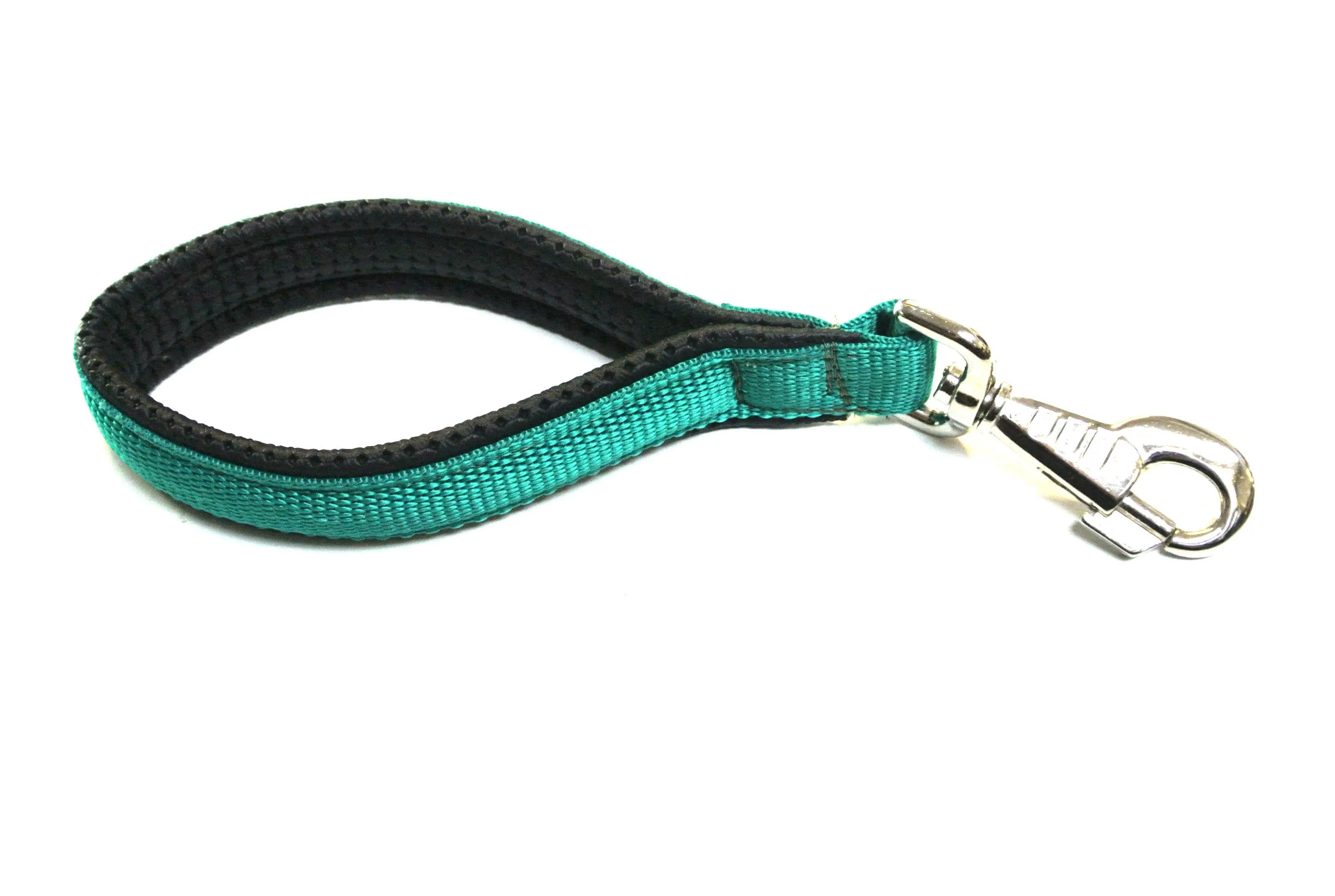 13" Short Close Control Dog Lead With Padded Handle In Various Colours 25mm Webbing