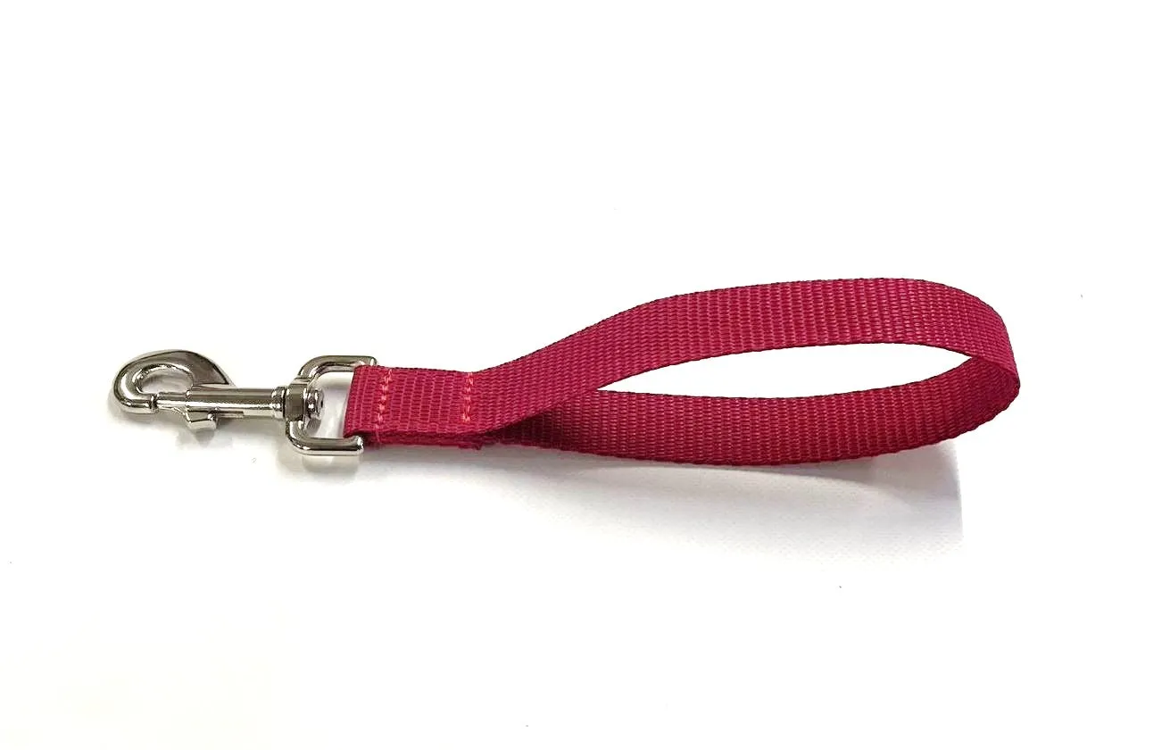 13" Short Close/Traffic Control Dog Training Lead Leash Grab Handle 25mm Webbing