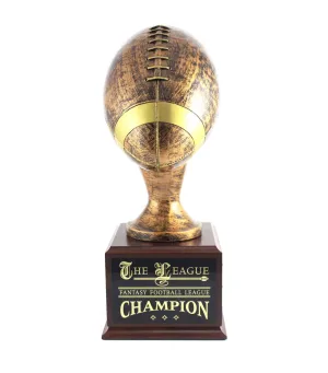 16" Fantasy Football Large Football Perpetual Trophy