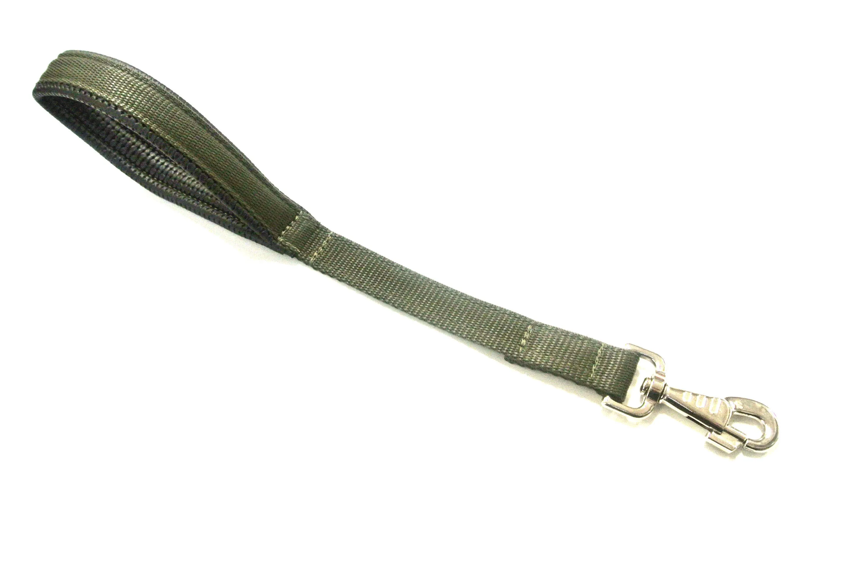 18" Short Close Control Dog Lead With Padded Handle In Various Colours 25mm Webbing