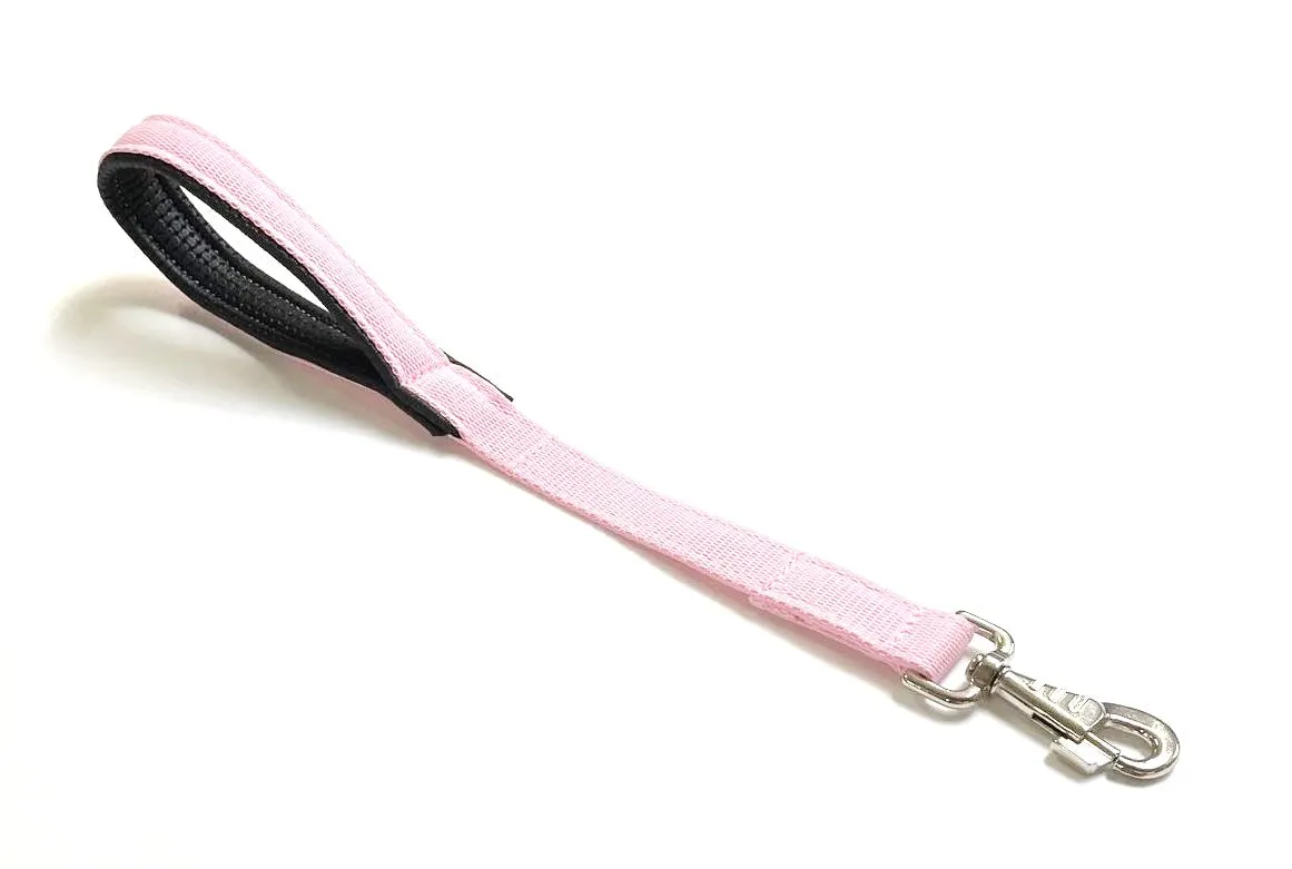 18" Short Close Control Dog Lead With Padded Handle In Various Colours 25mm Webbing