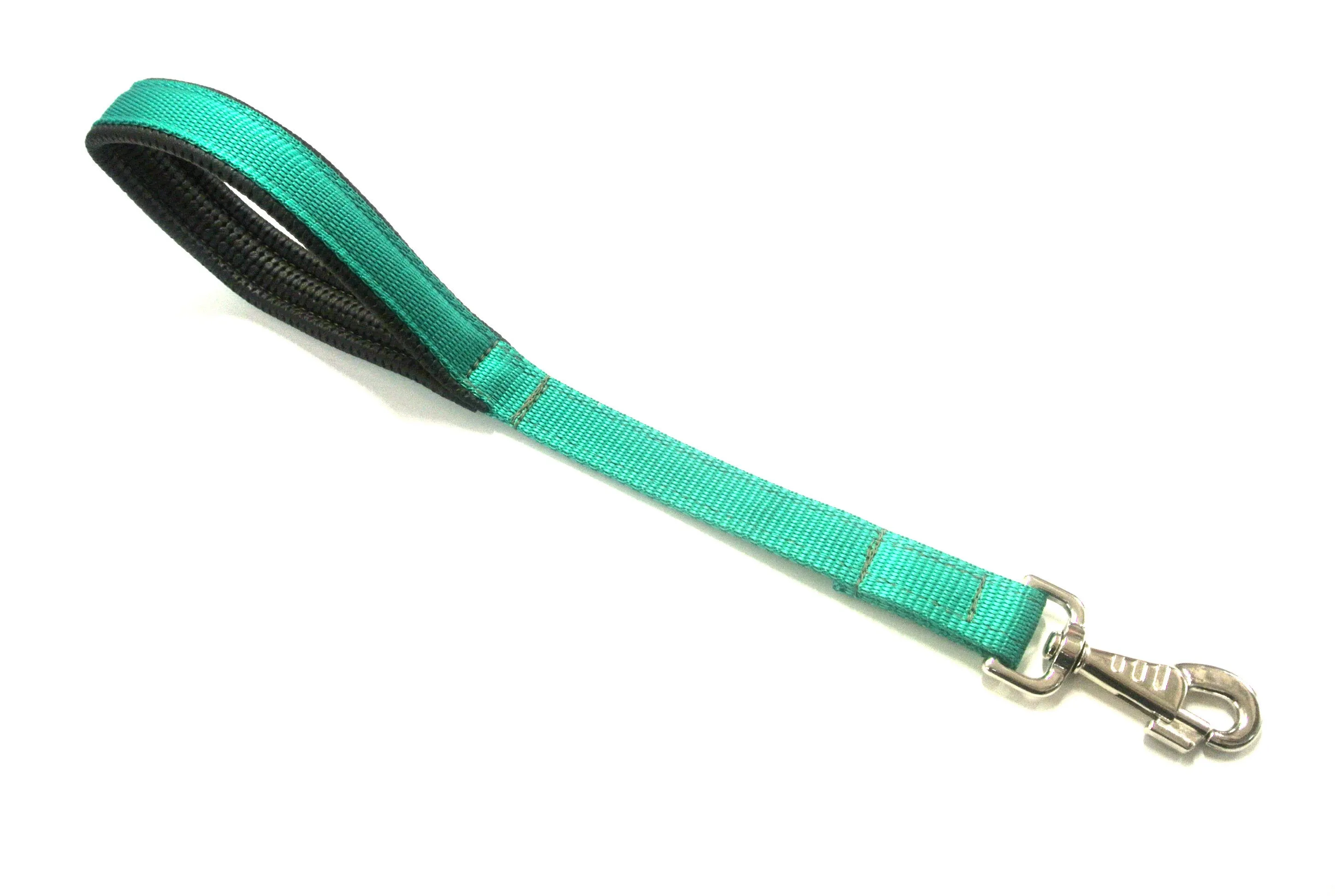 18" Short Close Control Dog Lead With Padded Handle In Various Colours 25mm Webbing