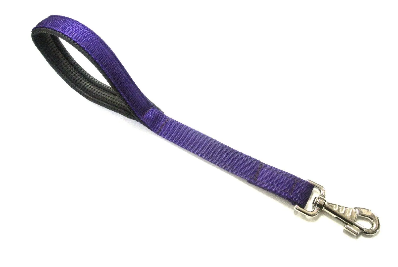 18" Short Close Control Dog Lead With Padded Handle In Various Colours 25mm Webbing