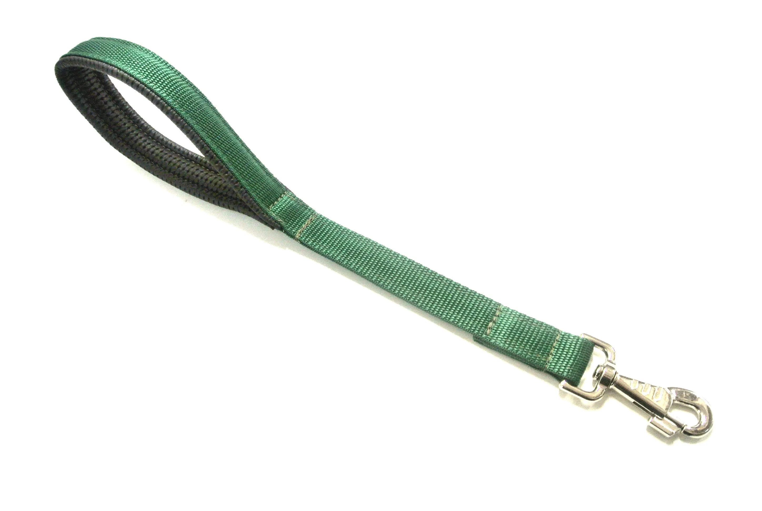 18" Short Close Control Dog Lead With Padded Handle In Various Colours 25mm Webbing