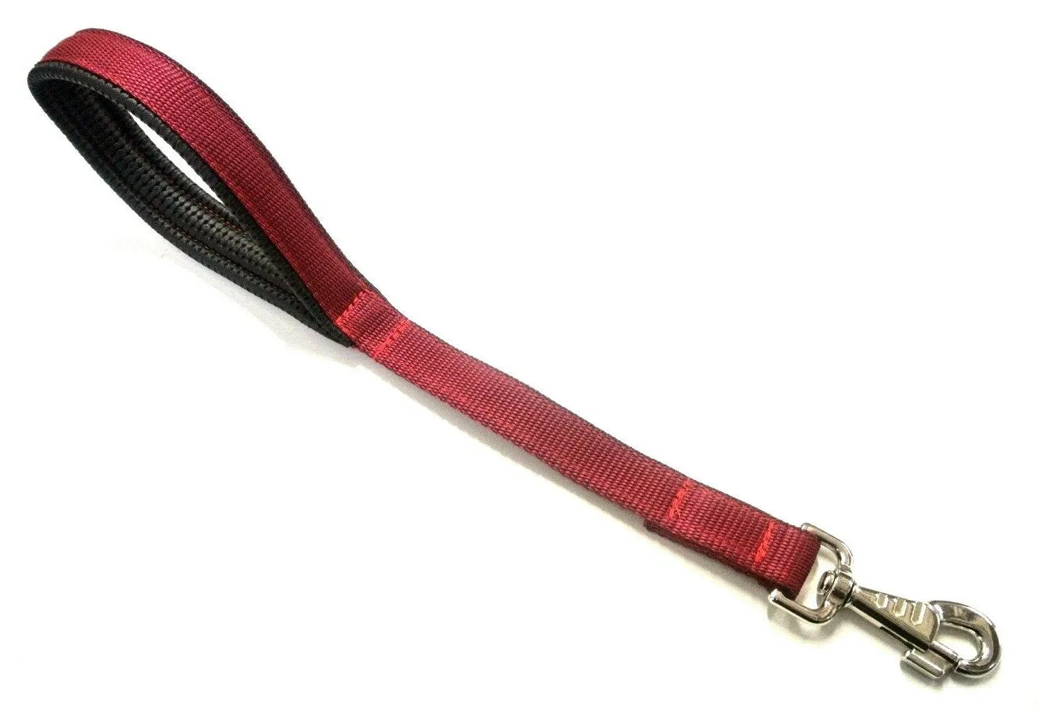 18" Short Close Control Dog Lead With Padded Handle In Various Colours 25mm Webbing