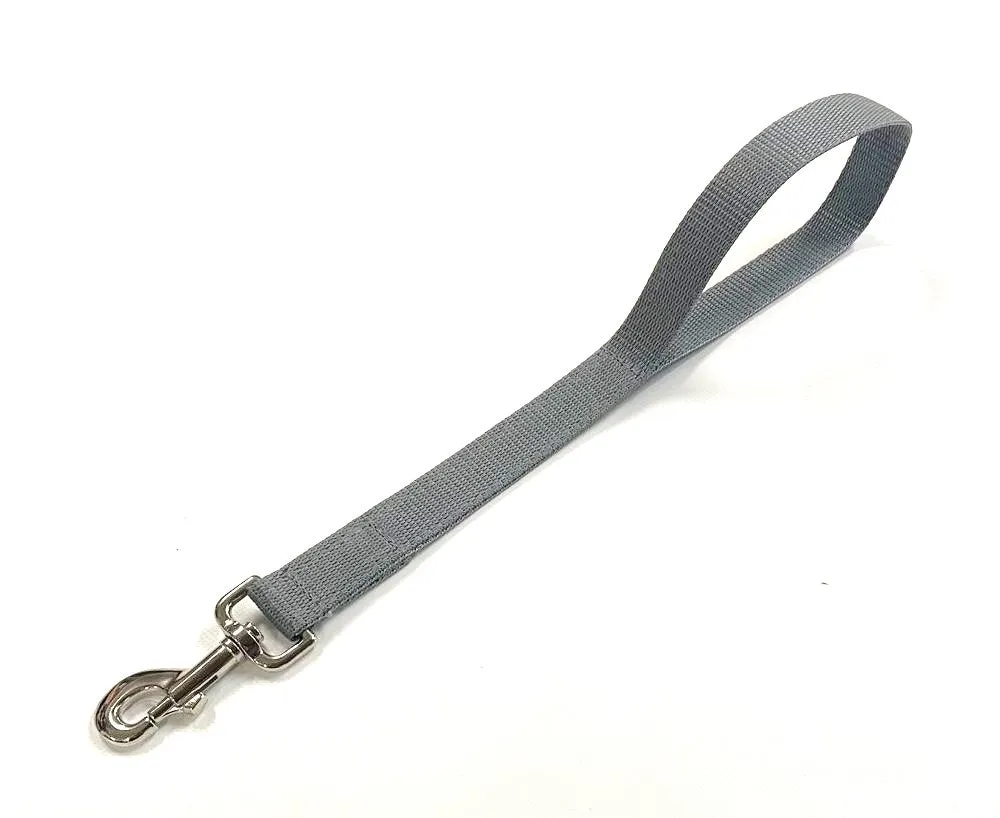 18" Short Close/Traffic Control Dog Training Lead Leash Grab Handle 25mm Webbing