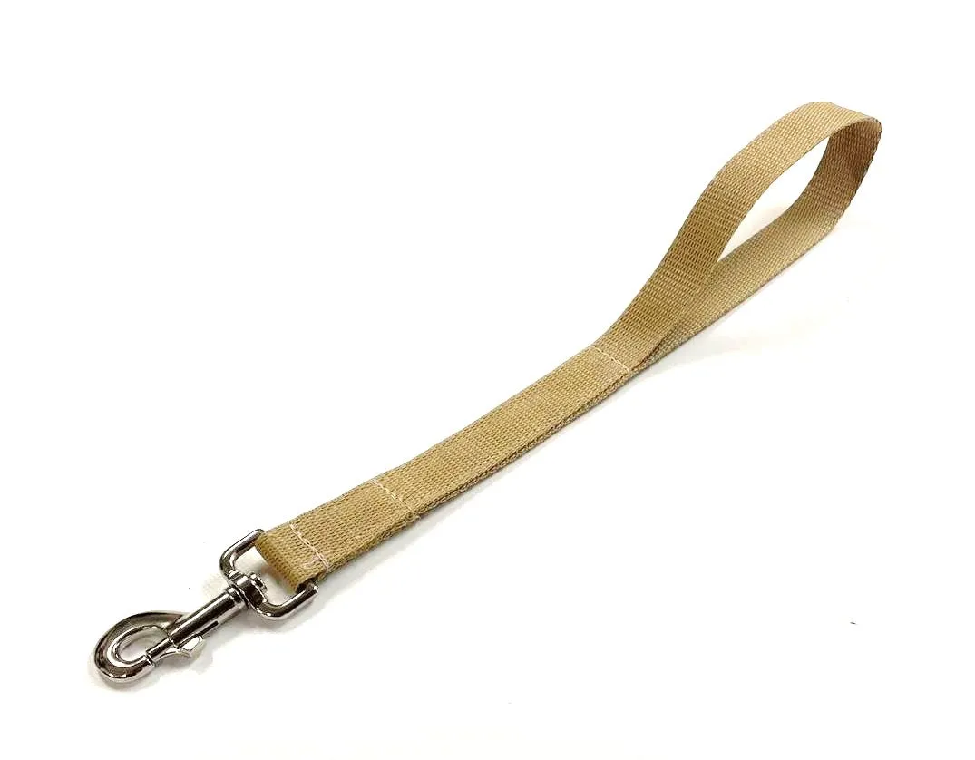 18" Short Close/Traffic Control Dog Training Lead Leash Grab Handle 25mm Webbing