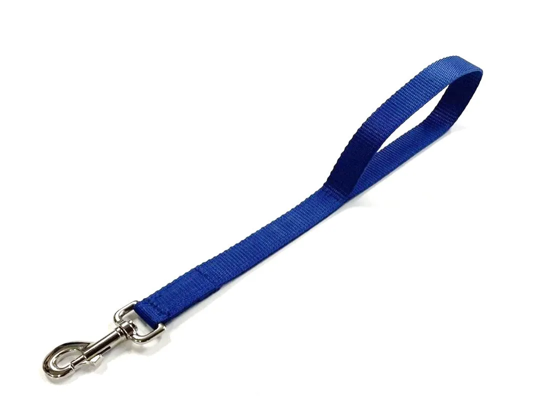 18" Short Close/Traffic Control Dog Training Lead Leash Grab Handle 25mm Webbing