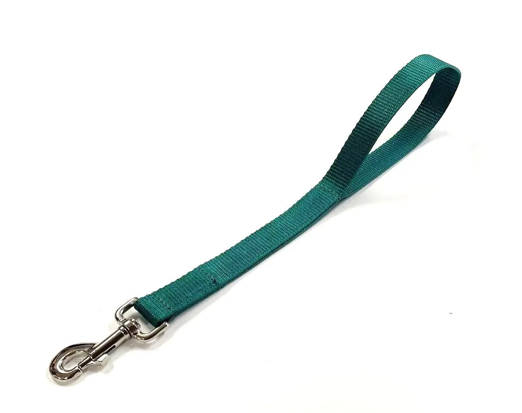 18" Short Close/Traffic Control Dog Training Lead Leash Grab Handle 25mm Webbing