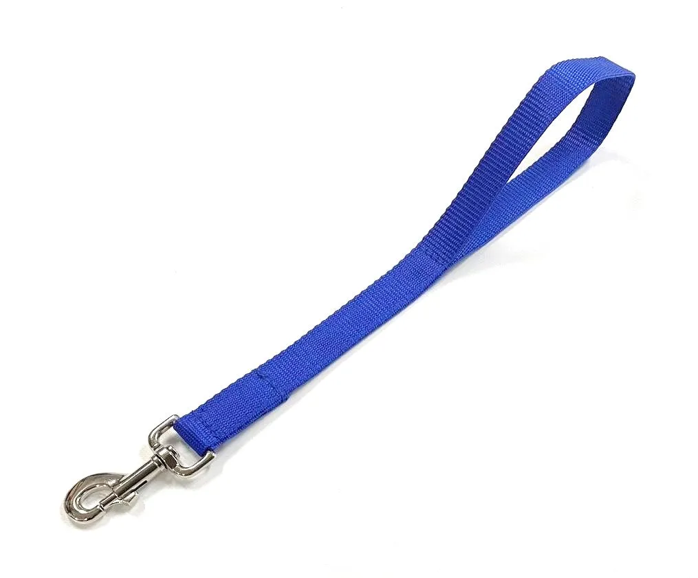 18" Short Close/Traffic Control Dog Training Lead Leash Grab Handle 25mm Webbing