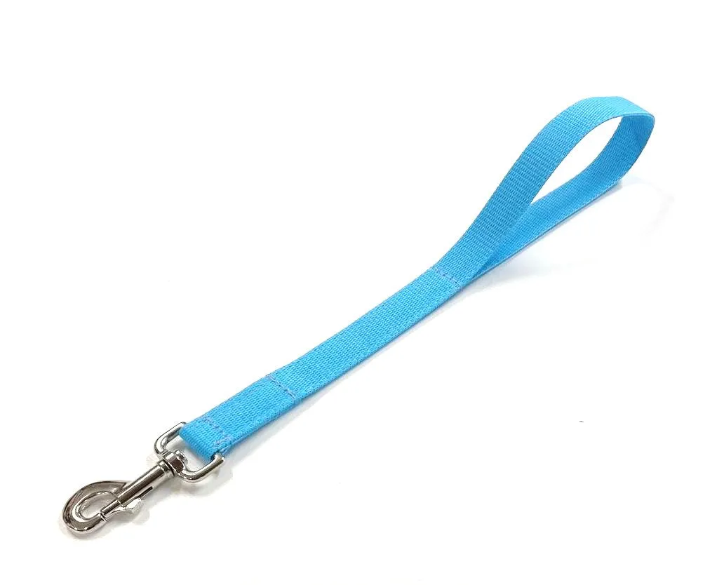 18" Short Close/Traffic Control Dog Training Lead Leash Grab Handle 25mm Webbing