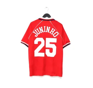 1995/96 JUNINHO #25 Middlesbrough Vintage Errea Home Football Shirt (XL)