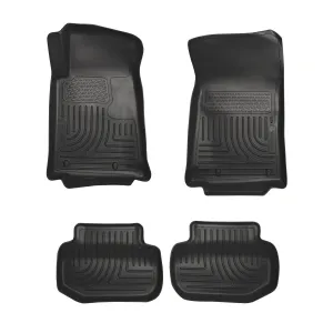 2010-2014 Chevy Camaro Front & 2nd Seat Floor Liners - Black