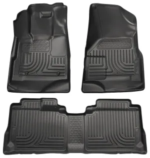 2010-2015 Cadillac SRX Front & 2nd Seat Floor Liners - Black