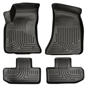 2011-2014 Dodge Challenger Front & 2nd Seat Floor Liners - Black