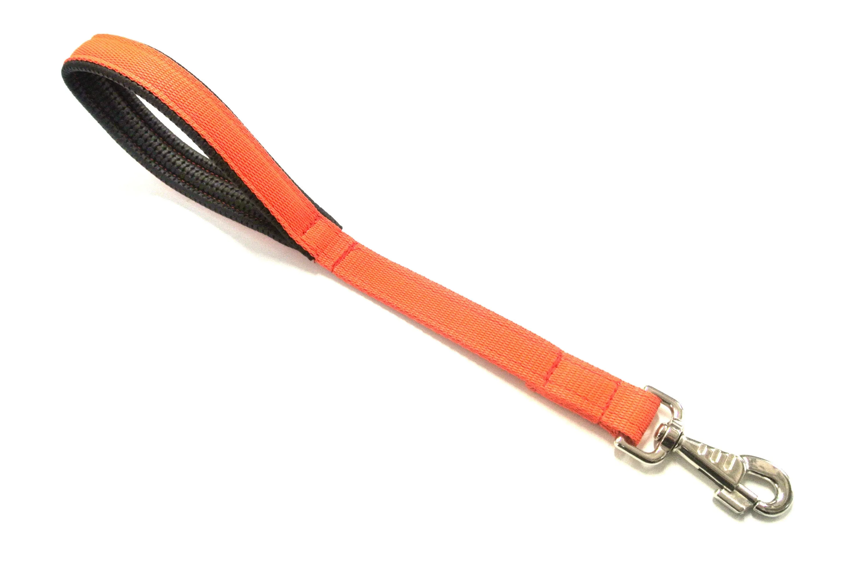 20" Short Close Control Dog Lead With Padded Handle In Various Colours 25mm Webbing